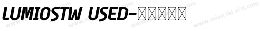 LumiosTW Used字体转换
